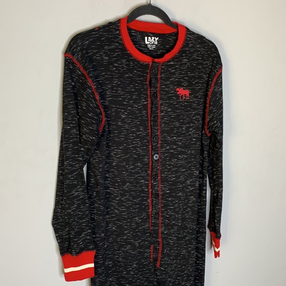 New lazy one moose caboose adult onsie flapjack s - Picture 4 of 10